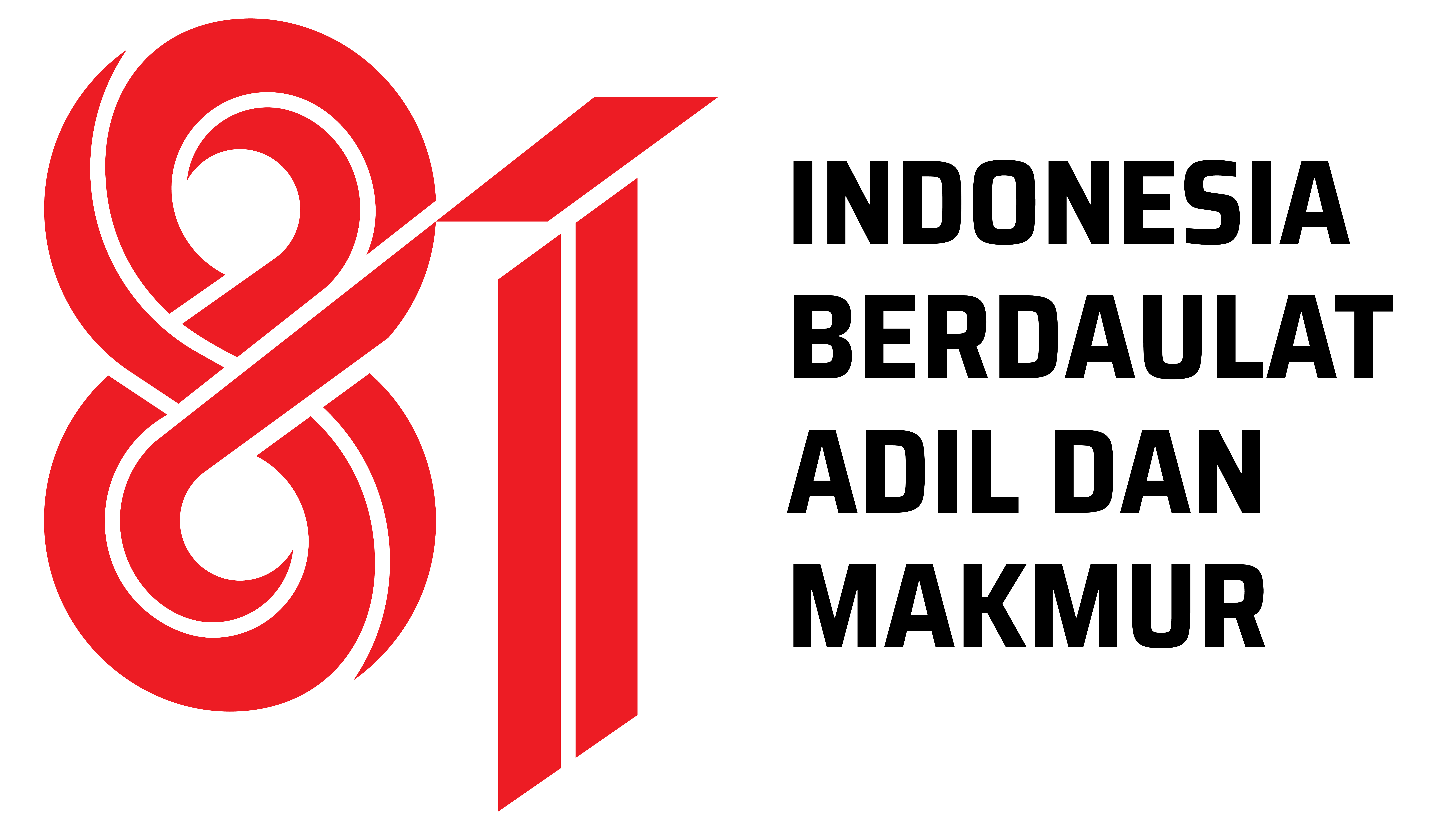 Logo 81 Tahun RI