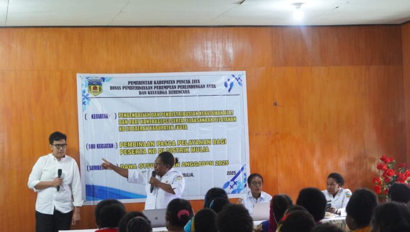 BP3AKB Puncak Jaya Gelar Pembinaan KB, Dorong Keluarga Sehat dan Terencana