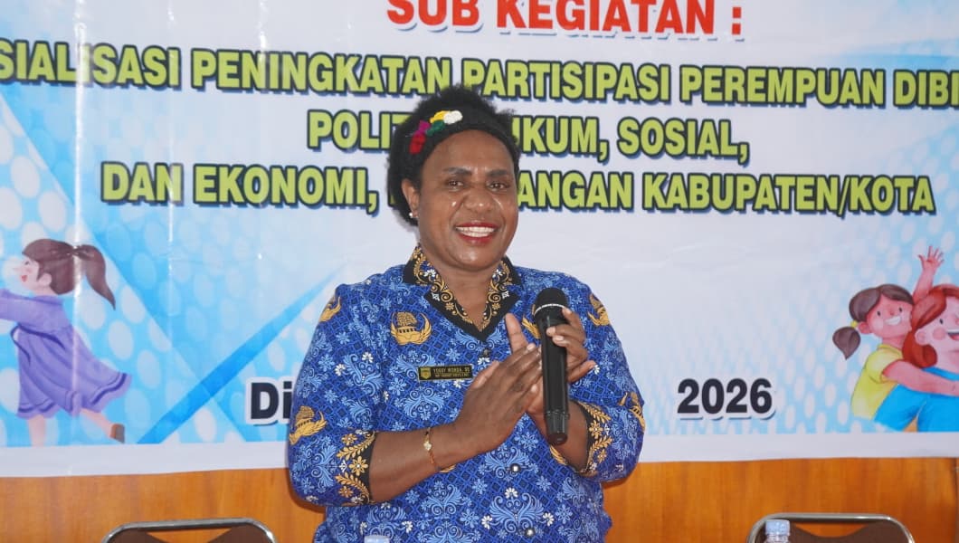 Pemkab Puncak Jaya Dorong Peningkatan Partisipasi Perempuan di Bidang Sosial dan Ekonomi Melalui Sosialisasi di Distrik Muara
