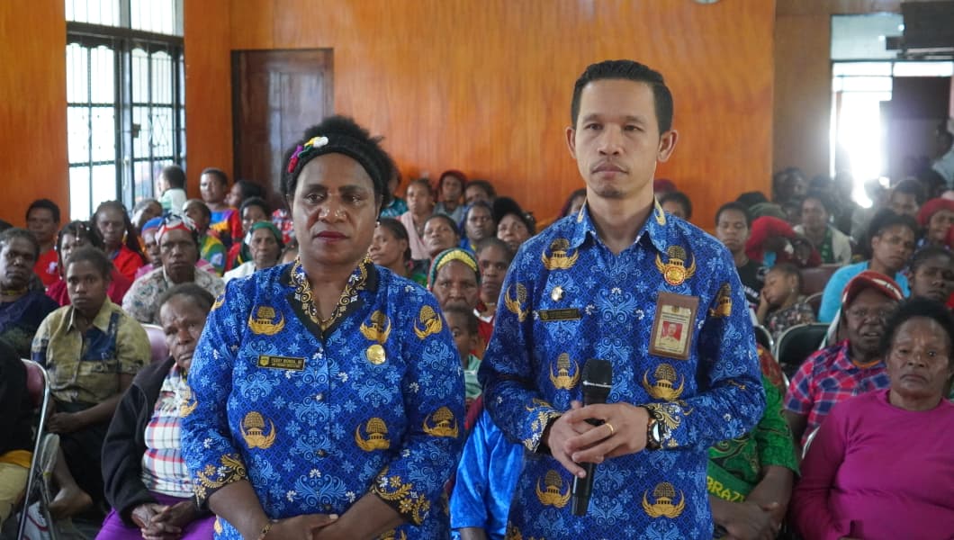 Pemkab Puncak Jaya Dorong Peningkatan Partisipasi Perempuan di Bidang Sosial dan Ekonomi Melalui Sosialisasi di Distrik Muara