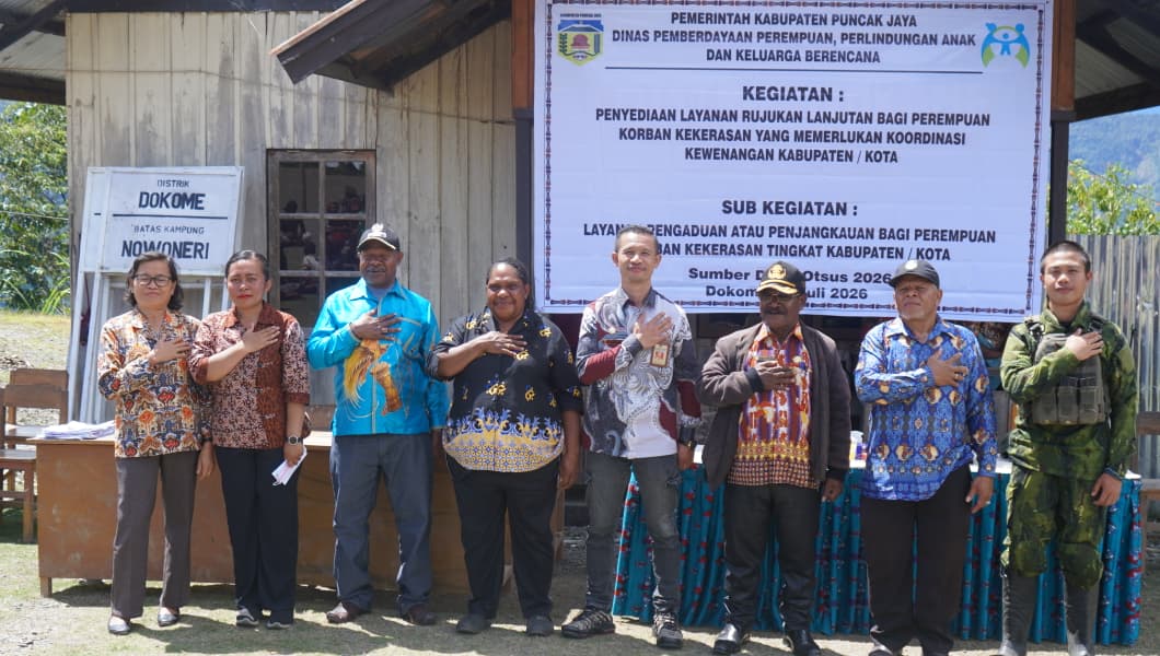 Pemkab Puncak Jaya Tingkatkan Perlindungan Perempuan dan Anak melalui Sosialisasi Hak Korban Kekerasan di Distrik Dokome