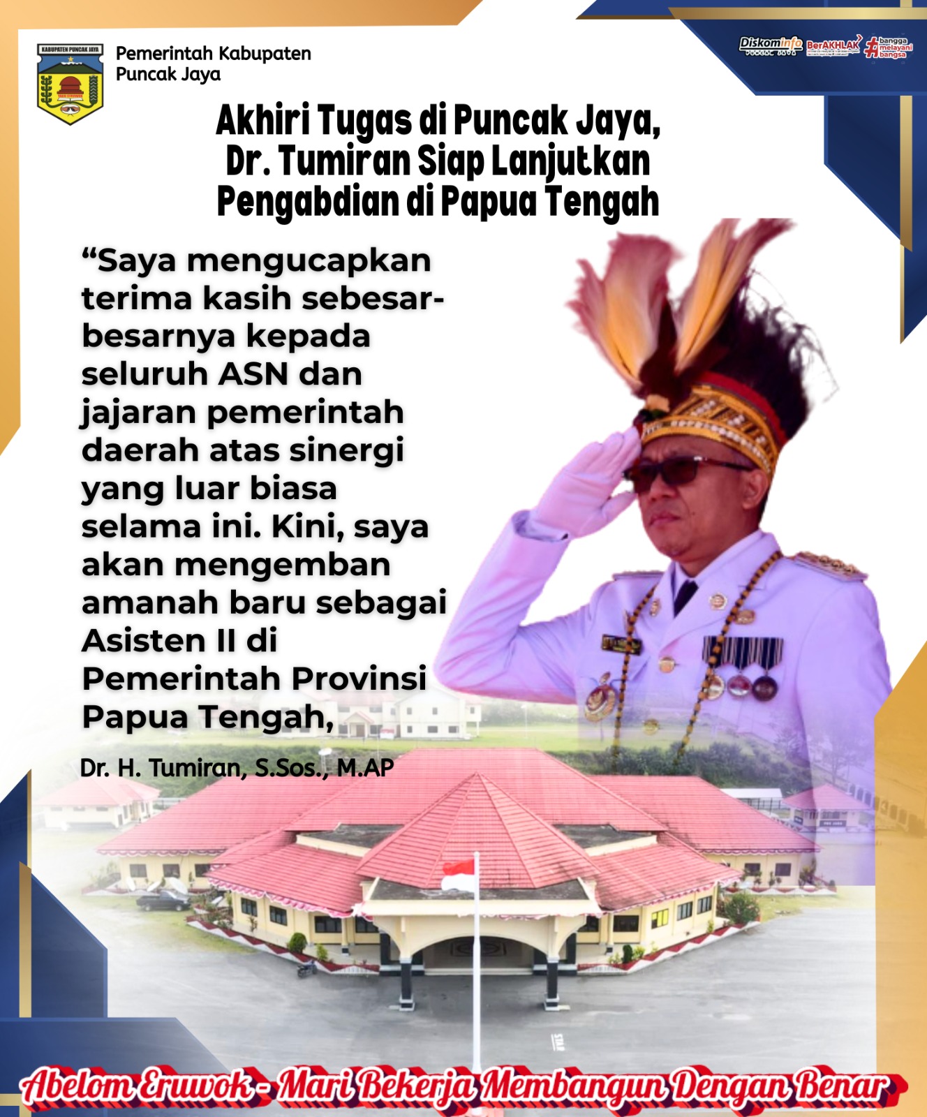 Akhiri Tugas di Puncak Jaya, Dr. Tumiran Siap Lanjutkan
Pengabdian di Papua Tengah