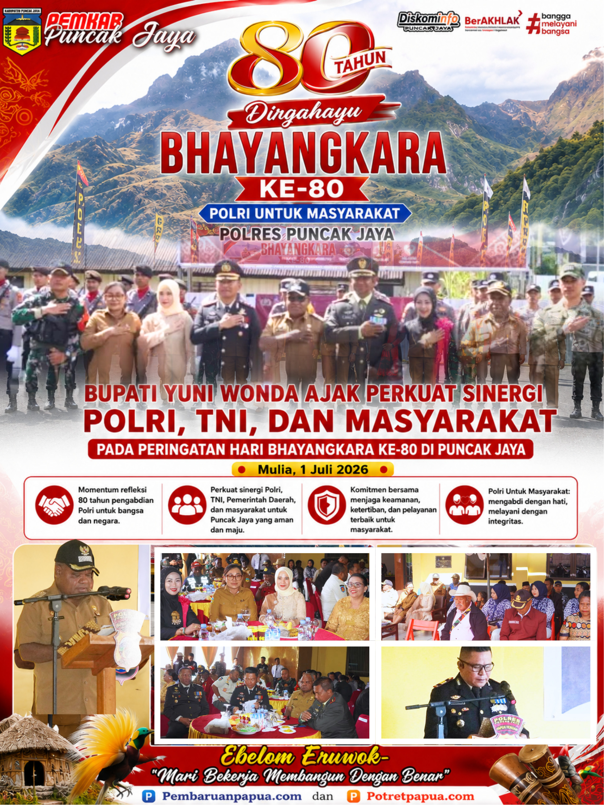 DIRGAHAYU BHAYANGKARA KE-80