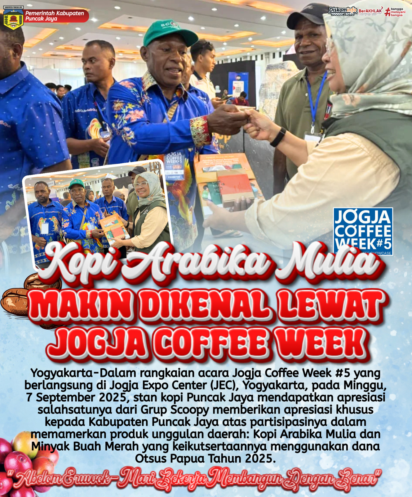 Kopi Arabika Mulia
MAKIN DIKENAL LEWAT JOGJA COFFEE WEEK