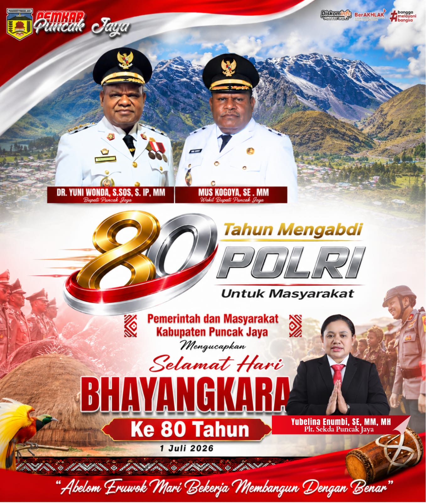 SELAMAT HARI BHAYANGKARA KE 80 TAHUN
