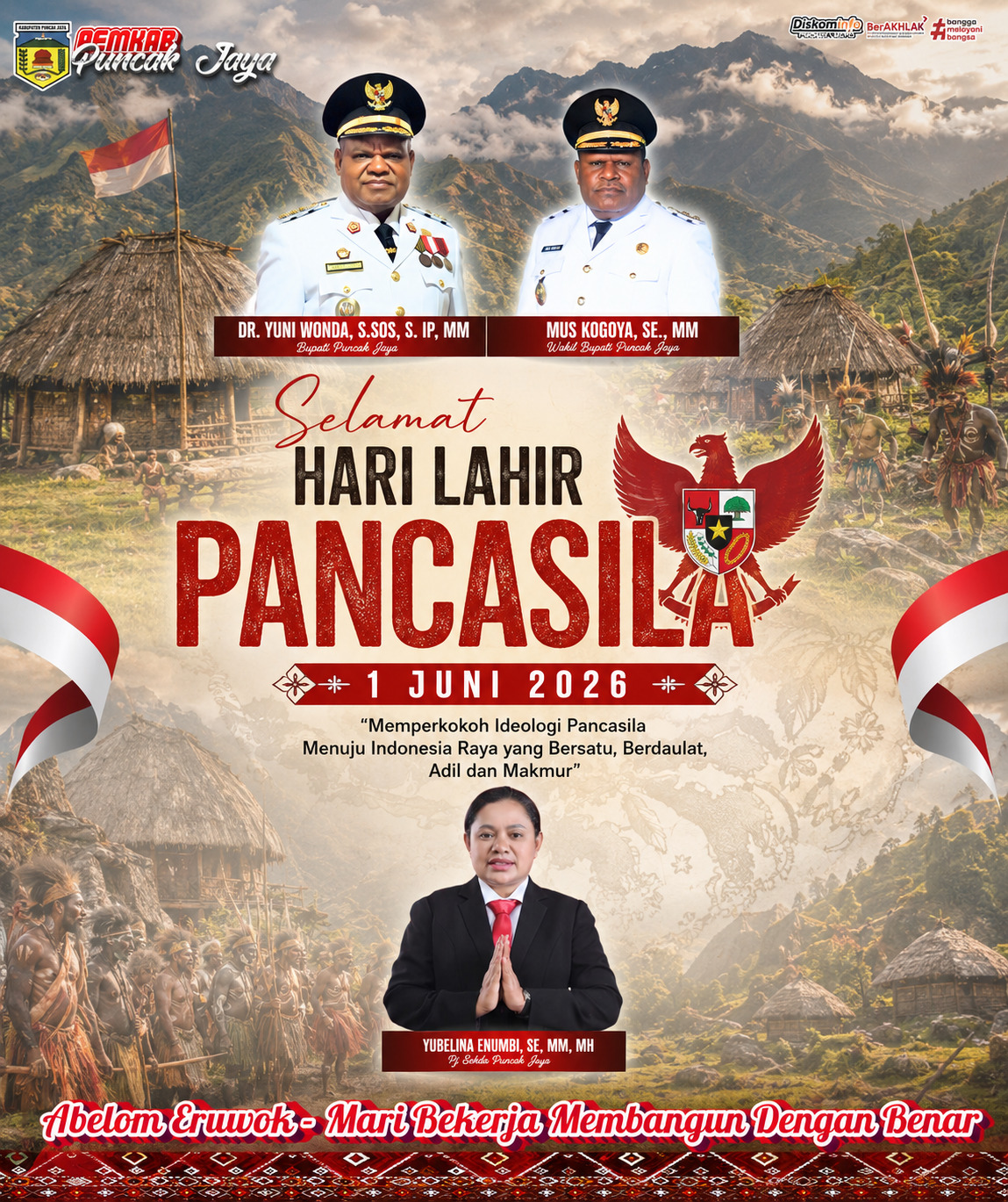 SELAMAT HARI LAHIR PANCASILA 1 JUNI 2026