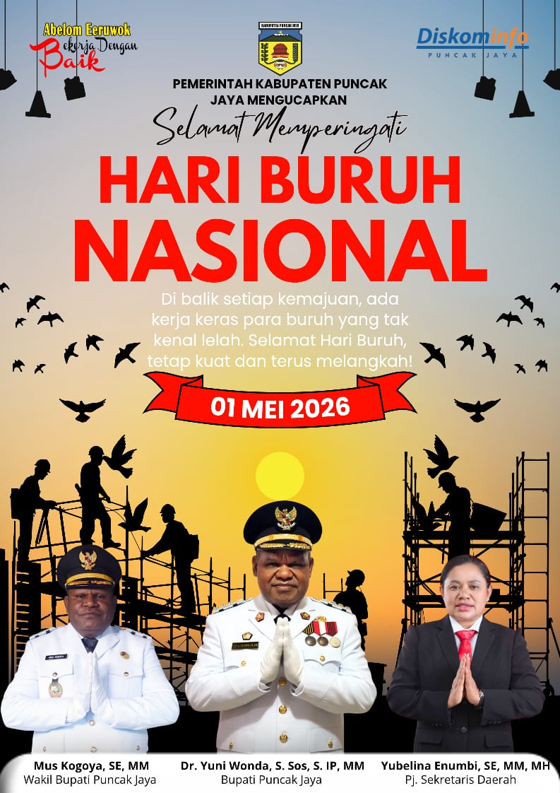 SELAMAT MEMPERINGATI HARI BURUH NASIONAL 2026