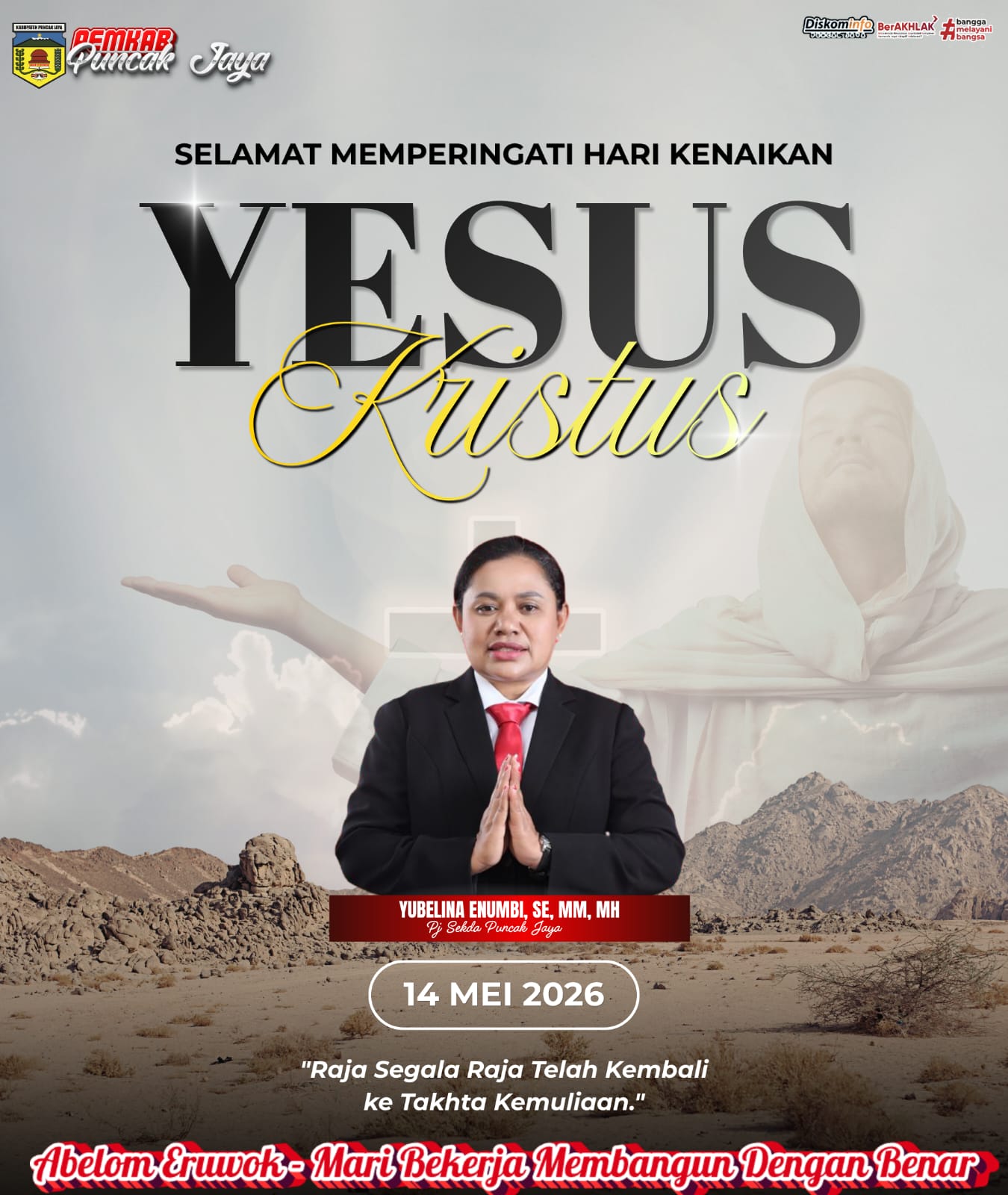 SELAMAT MEMPERINGATI HARI KENAIKAN YESUS KRISTUS