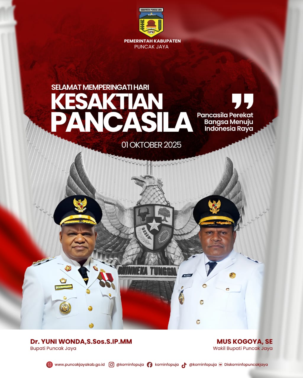 SELAMAT MEMPERINGATI HARI KESAKTIAN PANCASILA
