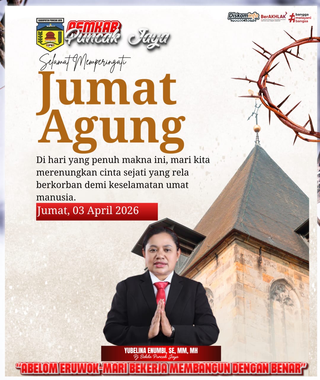 SELAMAT MEMPERINGATI JUMAT AGUNG