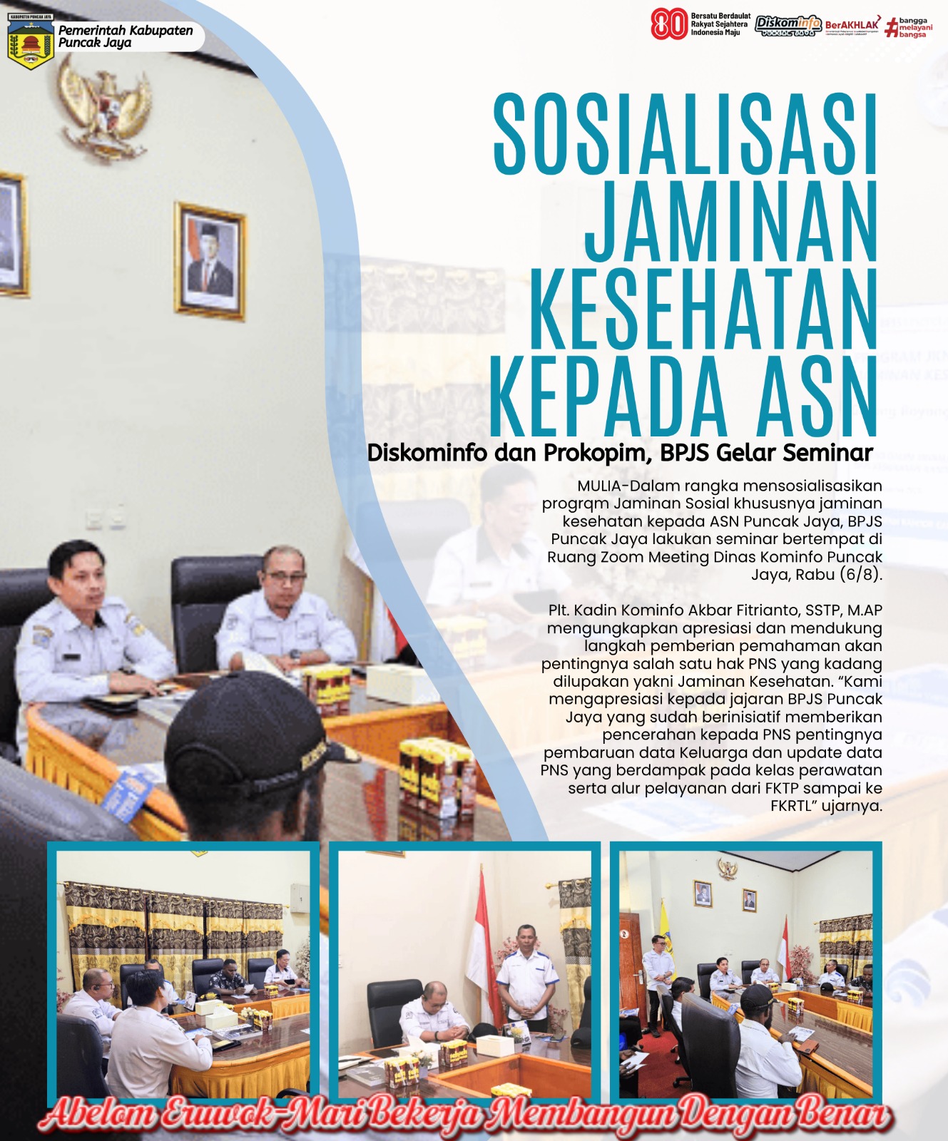 SOSIALISASI JAMINAN KESEHATAN KEPADA ASN