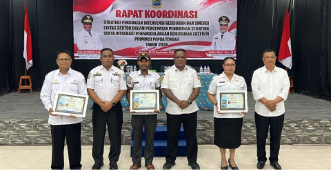 BADAN PERENCANAAN PEMBANGUNAN, RISET DAN INOVASI DAERAH (BAPPERIDA) KABUPATEN PUNCAK JAYA BERHASIL MERAIH JUARA II TINGKAT PROVINSI PAPUA TENGAH