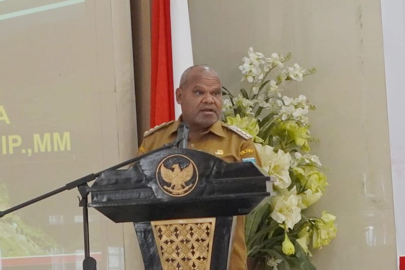Bupati Puncak Jaya Pimpin Persiapan HUT Ke-29, Tegaskan Disiplin Waktu Bagi ASN
