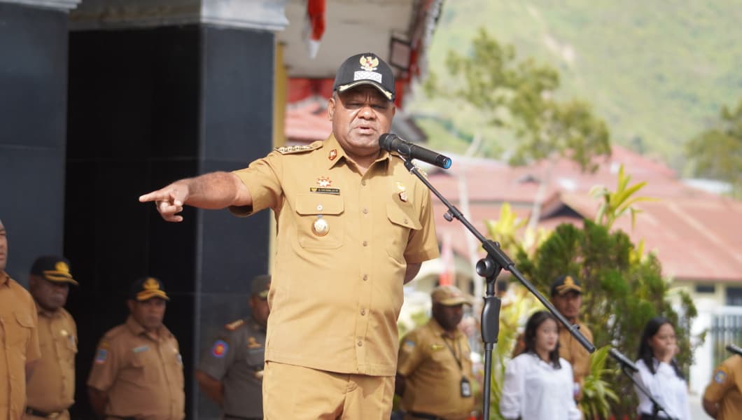 Bupati Puncak Jaya Tekankan Disiplin ASN dan CPNS demi Mewujudkan Tata Kelola Pemerintahan yang Profesional
