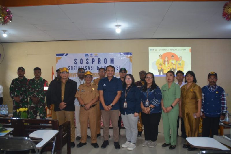 Dukung Pendidikan Jarak Jauh, Pemda Puncak Jaya Sambut Baik Sosialisasi UT Jayapura