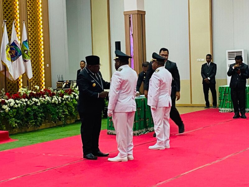 Gubernur Papua Tengah Kukuhkan Bupati & Wakil Bupati Puncak Jaya, Ini Pesan Pentingnya