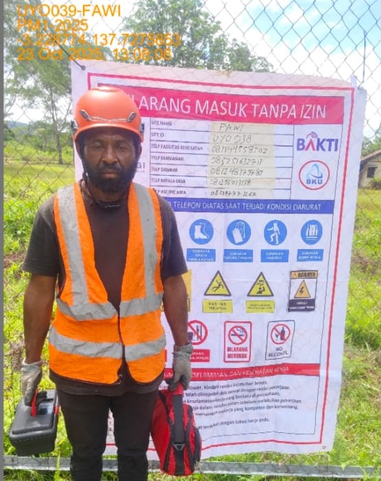 PEMKAB DORONG PENINGKATAN JARINGAN BTS DI DISTRIK FAWI DAN DISTRIK RIMULI, KEPALA DINAS KOMINFO KABUPATEM PUNCAK JAYA  TEKANKAN PENTINGNYA PERAN MASYARAKAT DALAM MENJAGA FASILITAS PUBLIK