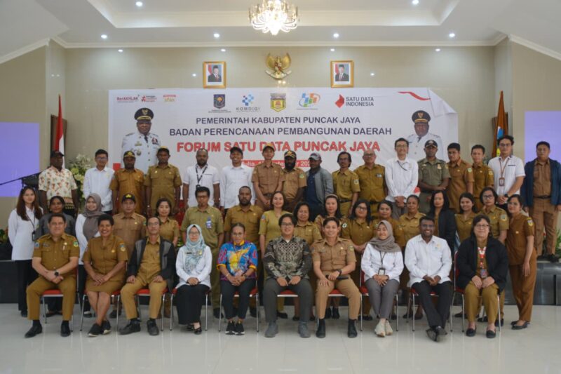 Puncak Jaya Gelar Forum Satu Data: Langkah Strategis Menuju Pembangunan Terintegrasi