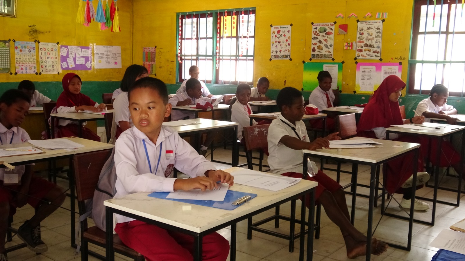 SD Negeri Mulia Jadi Pusat Ujian Nasional untuk 5 Sekolah Dasar di Rayon Satu, Diikuti 158 Siswa