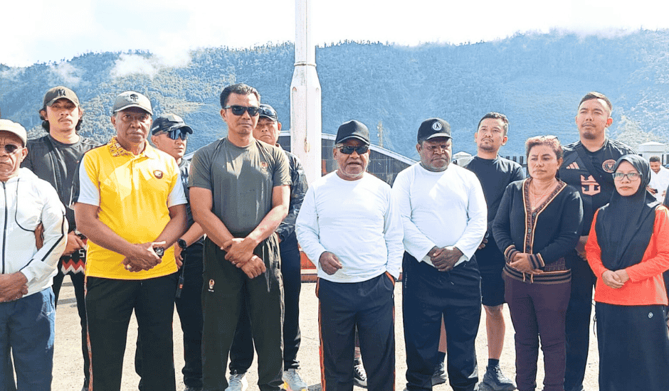 Senam Jantung Sehat di Puncak Jaya: Sinergi ASN, TNI-Polri, dan Masyarakat