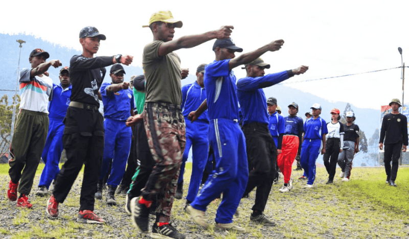 Siapkan Generasi Muda Berprestasi, Paskibraka Puncak Jaya Gelar Latihan Intensif