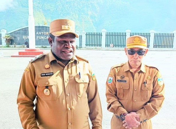 Wabup Puncak Jaya Perintahkan Pemblokiran Gaji ASN Mangkir Tugas
